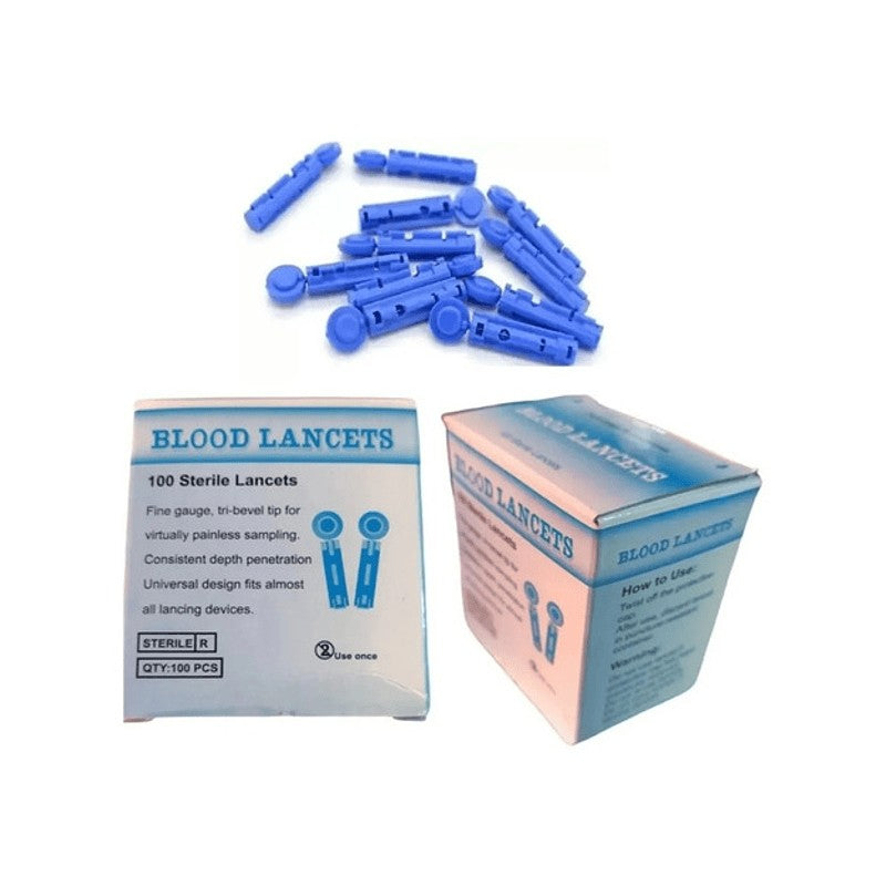 Lancetas Desechables Universal x 100 Unidades