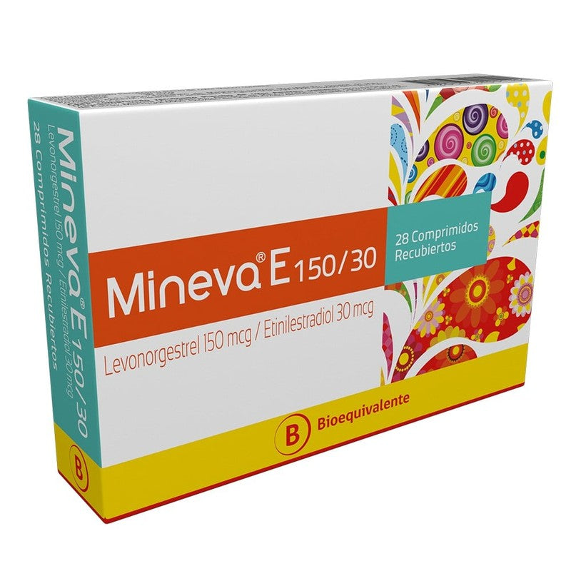 Mineva E Comprimidos 150/30 x 28 (Etinilestradiol+Norelgestromin)