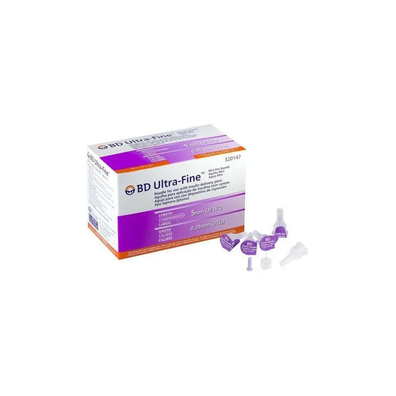 Aguja Lapiz Insulina 31G x 5Mm x 100 Unidades (Agujas)