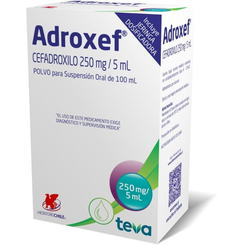 Adroxef Sus 250 mg x 100 ml (Cefadroxilo)
