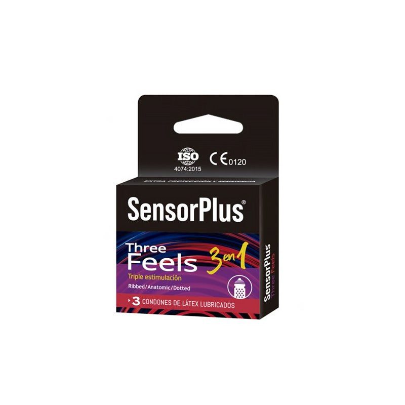 Preserv Sensor Plus Three Feels x 3 (Preservativo)