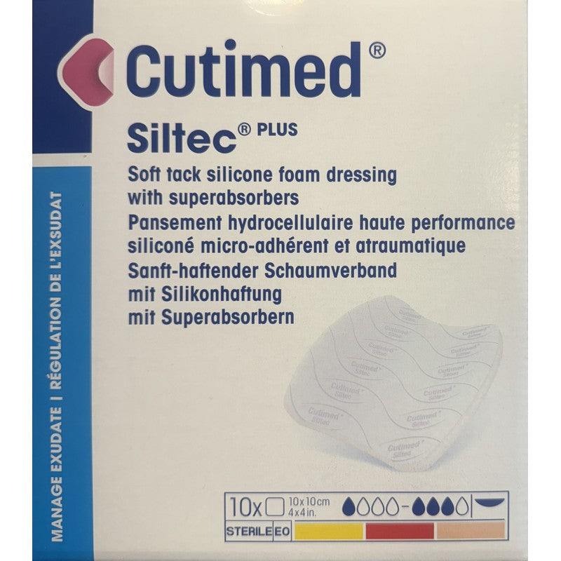 Cutimed Siltec Sterile 5 x 6 Cm x 10 Unidades