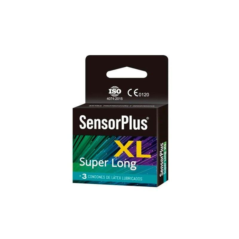 Preserv Sensor Plus Super Long Xl x 3 (Preservativo)
