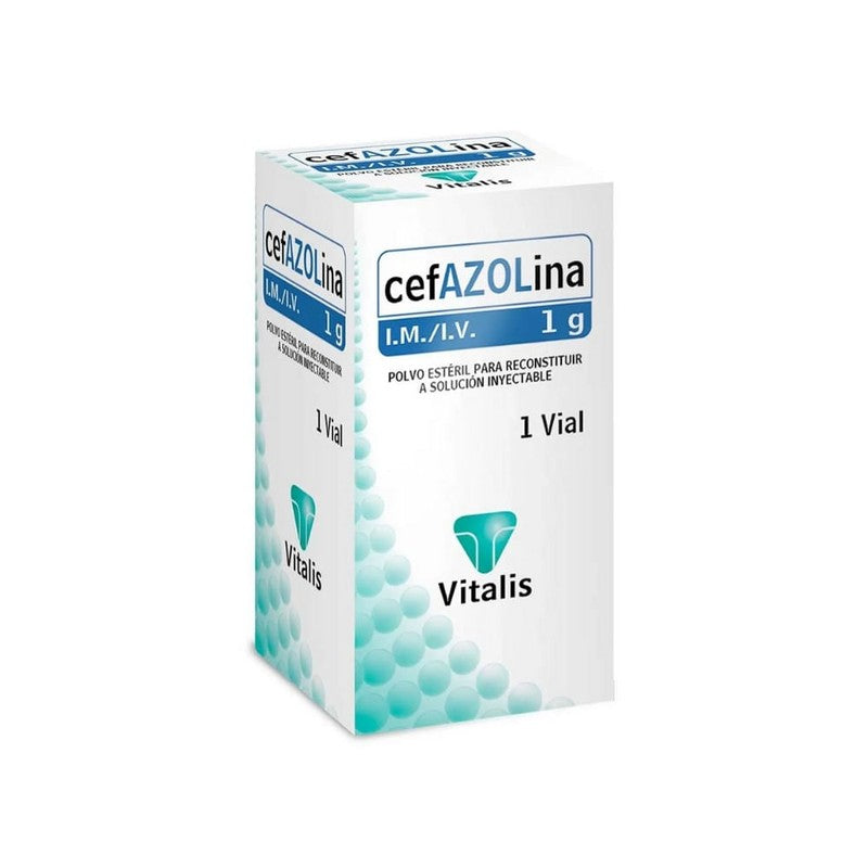 Cefazolina Amp 1 Gr x 10 Unidades Vitalis