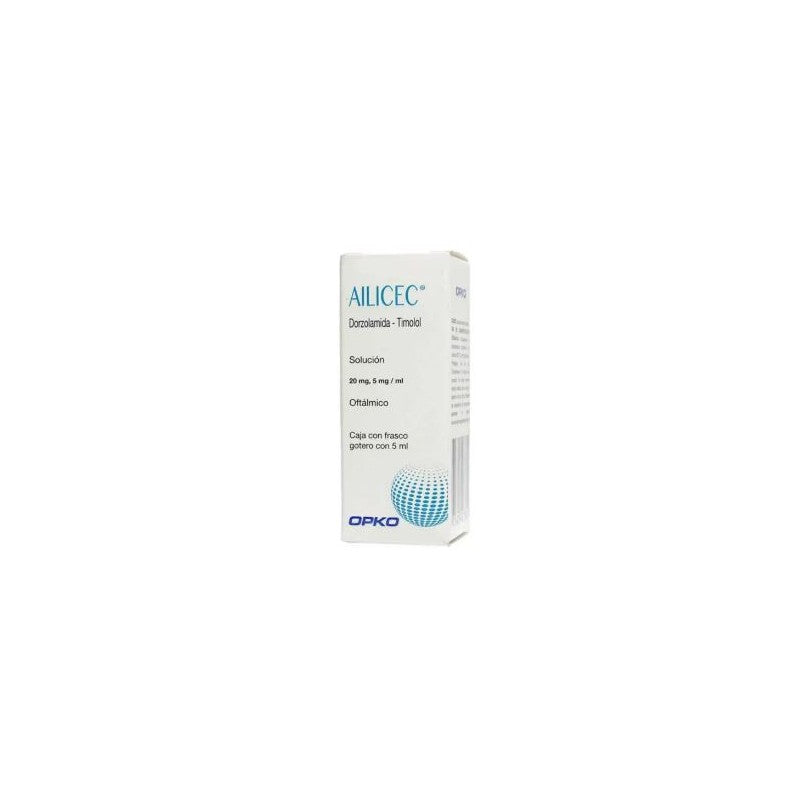 Ailicec Solución Oftálmica x 5 ml (Timolol/Dorzolamida)