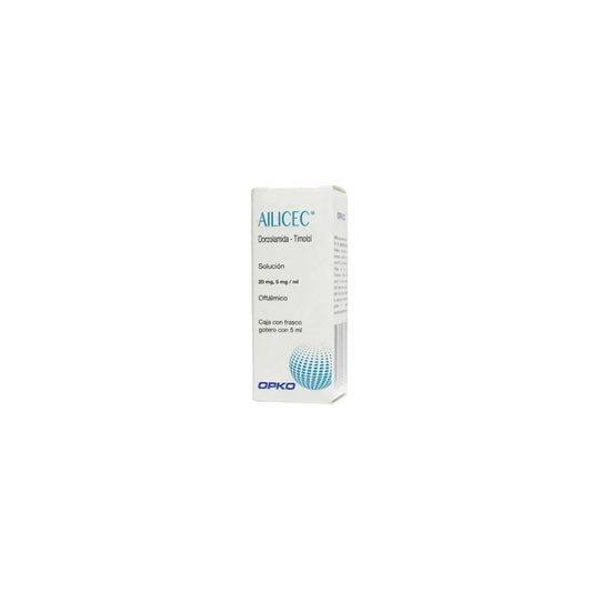 Ailicec Solución Oftálmica x 5 ml (Timolol/Dorzolamida)