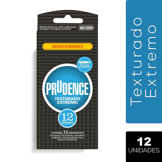 Prudence Preser Texturado Extremo x 12 Unidades (Preservativo)