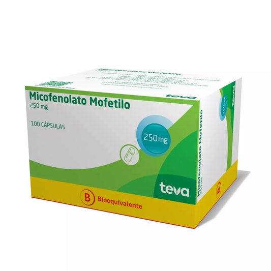 Micofenolato Cápsulas 250 mg x 100 Chile