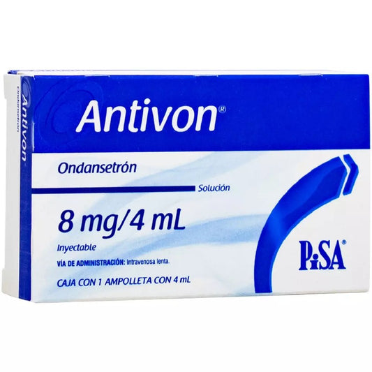 Antivon Amp 8mg/4ml x 3 Unidades (Ondansetron)