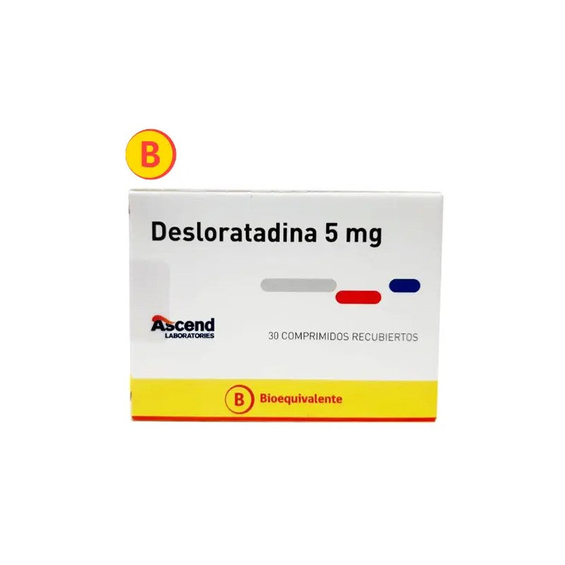 Desloratadina Comprimidos 5 mg x 30 Ascend
