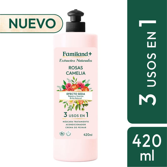 Familand Tratamiento Capilar 3 En 1 Rosa Camel 420 ml