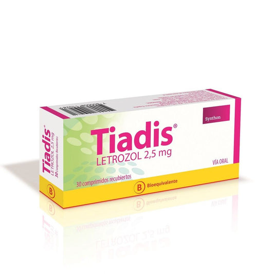 Tiadis Comprimidos 2,5 mg x 30 (Letrozol)