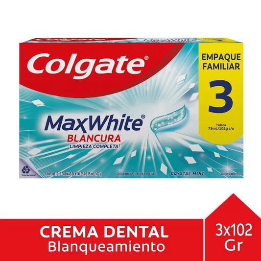 Colgate Crema Dental Max Fresh Max White 90 Gr