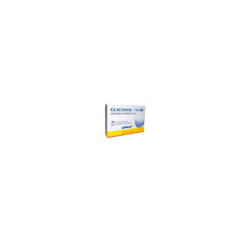 Glicosol Xr Comprimidos 750 mg x 30 (Metformina)