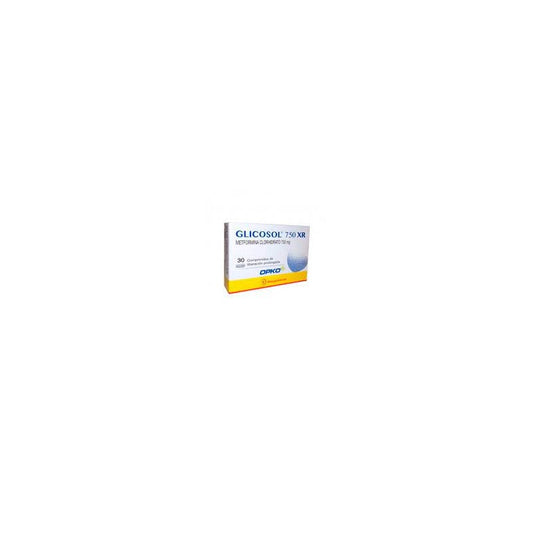 Glicosol Xr Comprimidos 750 mg x 30 (Metformina)