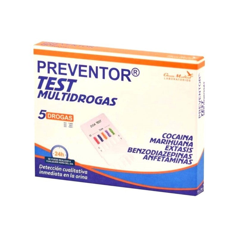 Test Multi Drogas 5 Test x 1 Unid Green Medical (Test Drogas)