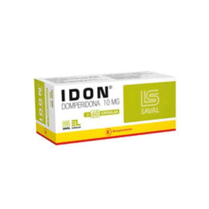 Idon Cápsulas 10 mg x 60 (Domperidona)