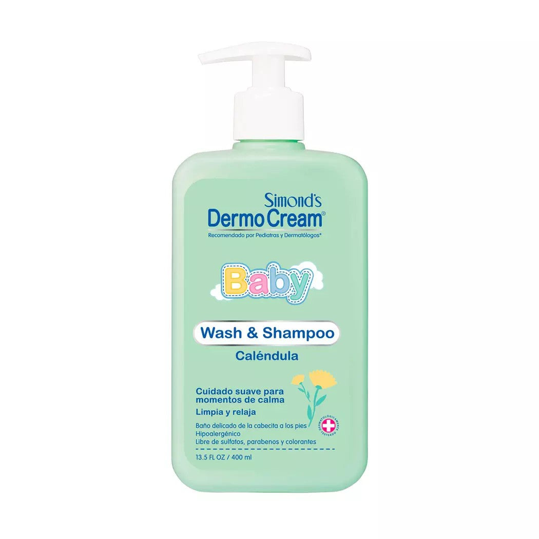 Simons Dermocream Baby Wash&Shcalendula 400 ml