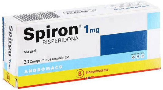 Spiron Comprimidos 1 mg x 60 (Risperidona)