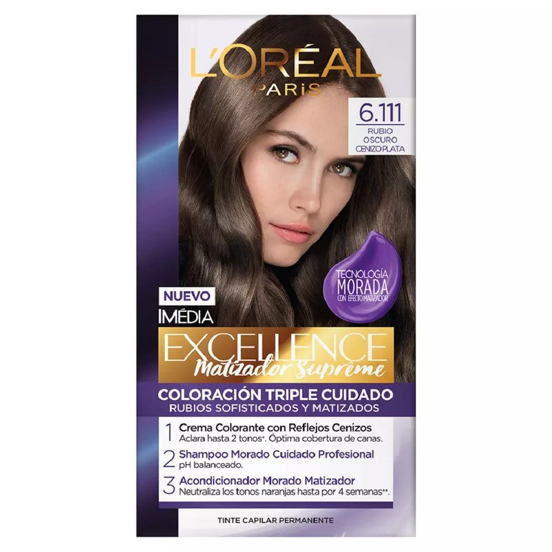 Excellence 6.111 Rubio Cenizo Plata (Coloracion)