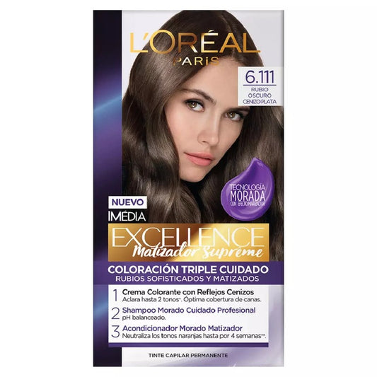 Excellence 6.111 Rubio Cenizo Plata (Coloracion)
