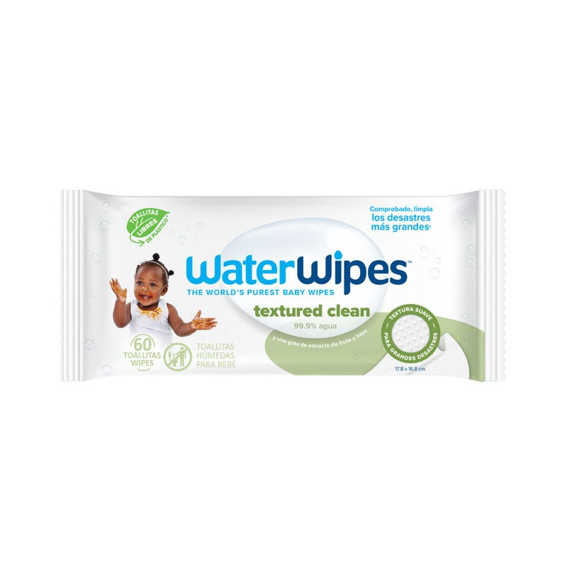Toallitas Humedas Waterwipes x 60 Unidades Textured Clean (Toallas Humedas)