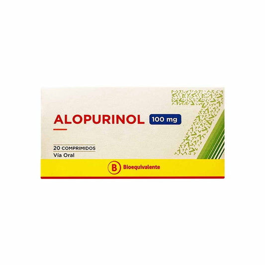 Alopurinol Comprimidos 100 mg x 20 Mint