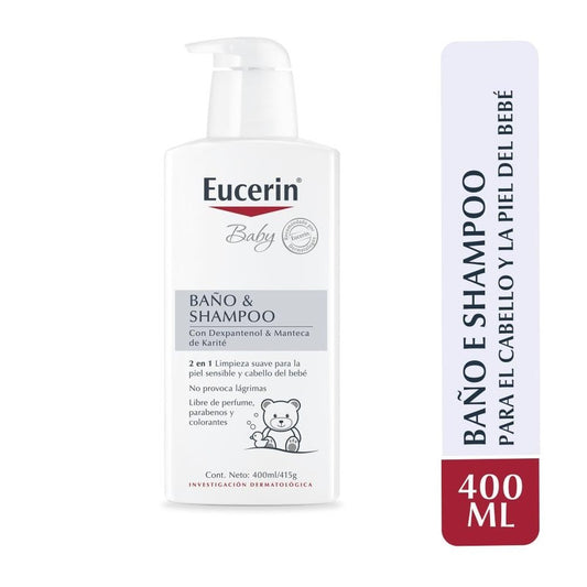 Eucerin Baby Baño & Sha x 400 ml (Shampoo Y Balsamos)