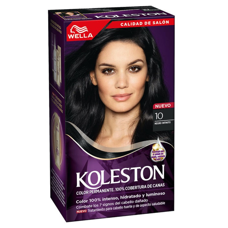 Koleston Tinte Kit 10 Negro Infinito (Coloracion)