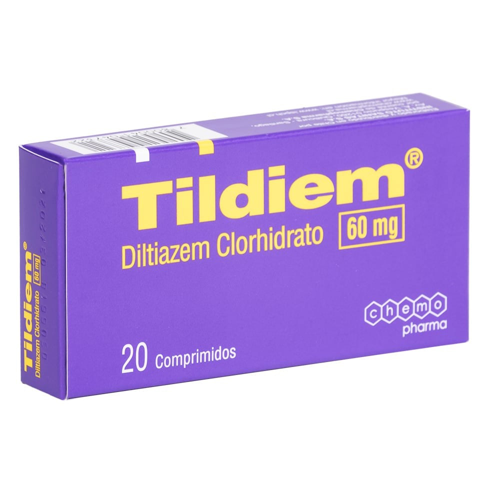 Tildiem Comprimidos 60 mg x 60 (Diltiazem)