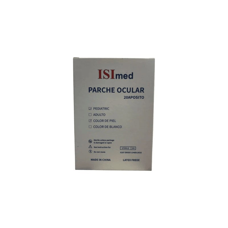 Parche Ocular Adulto Color Piel x 20 Unidades Isimed