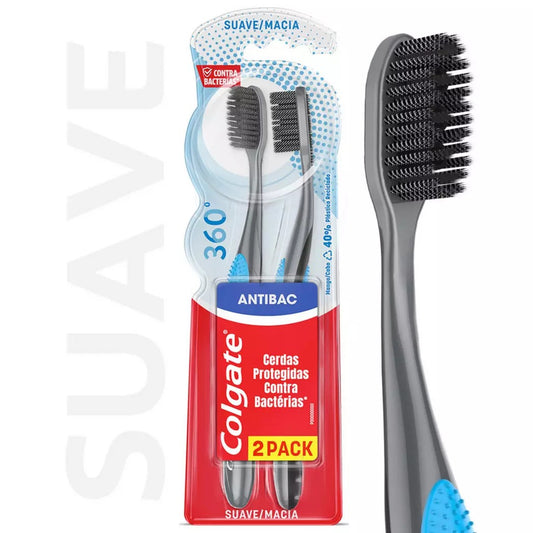 Colgate Cep 360 Black 2X1 (Cepillos Dentales Adulto)