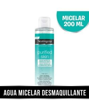 Neutrogena Agua Micelar Purified Skin 7 En 1 x 200ml (Desmaquillante Y Limpieza)