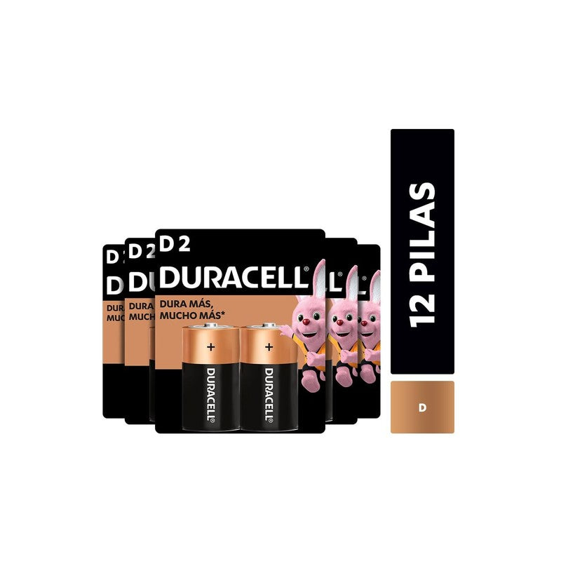 Duracell Pilas Aa Pack x 12 Unidades (Pilas Y Linternas)