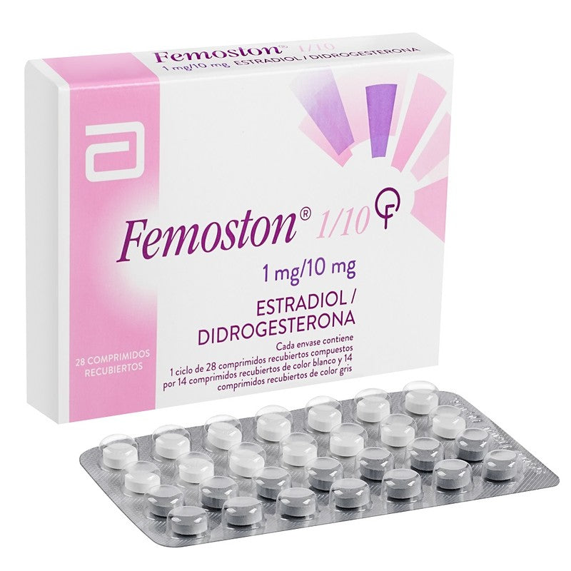 Femoston 1/10 Comprimidos x 28 (Didrogesterona/Estradiol)
