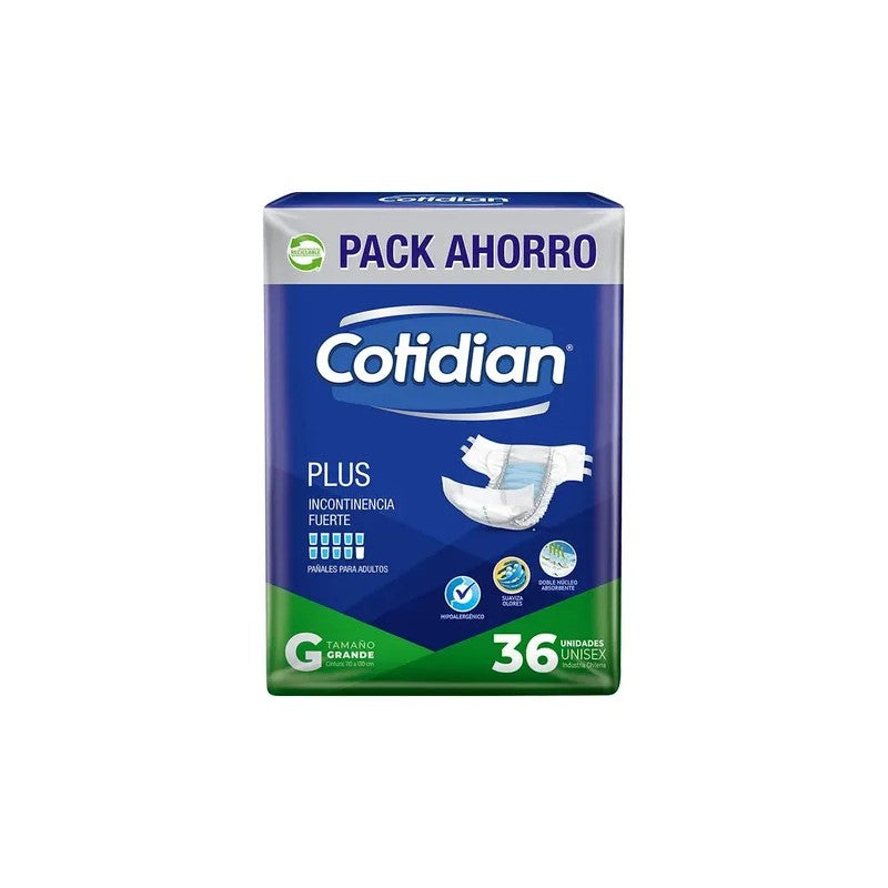 Emuprotect Pañales Comfort Plus Adulto G x 36 Unidades (Pañal Adulto)