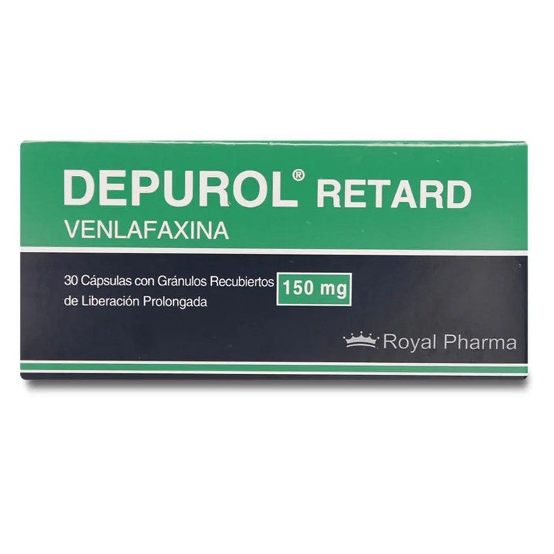 Depurol Ret Cápsulas 150 mg x 30 (Venlafaxina)