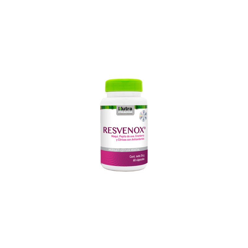 Resvenox Cápsulas x 60 (Citrus Limom + Pepita De Uva + Arandano + Maqui)