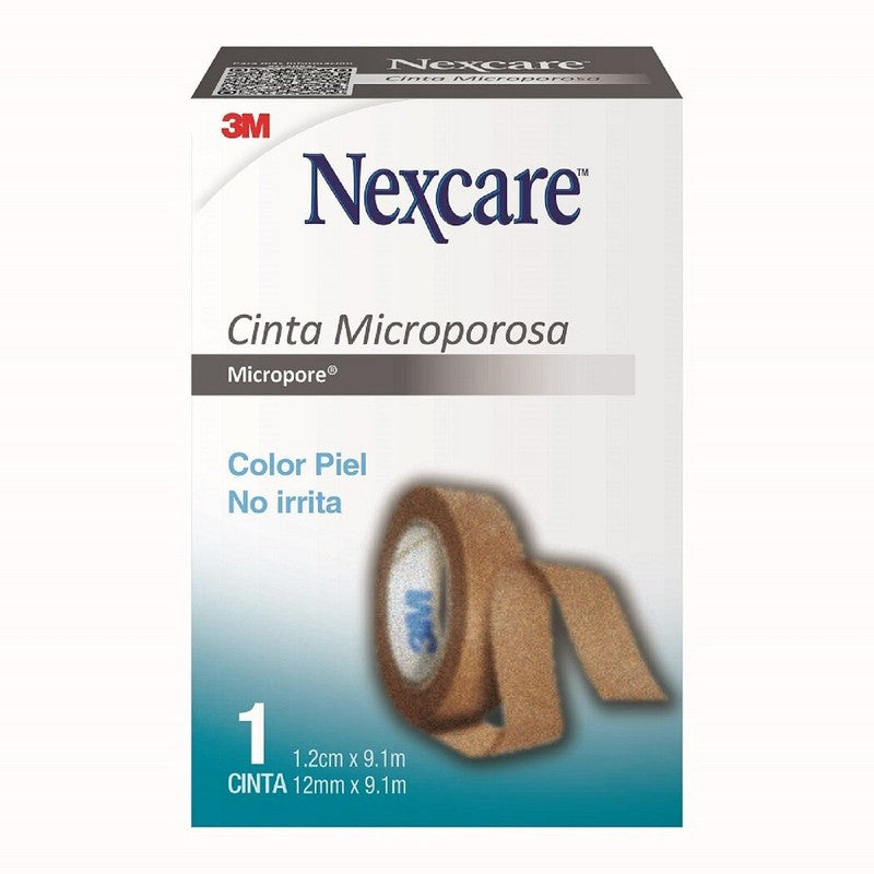 Nexcare Micropore Cinta Color Piel 1,2 Cm x 9,1 Metros