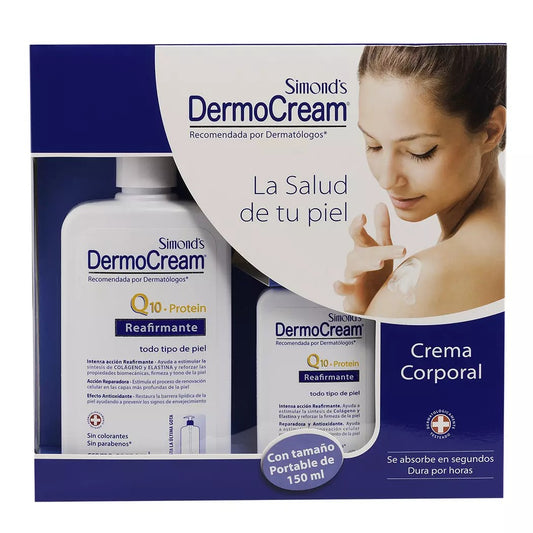 Dermocream Estuche Q10 Protein x 400 ml + Crema 150 ml (Cuidado Corporal)