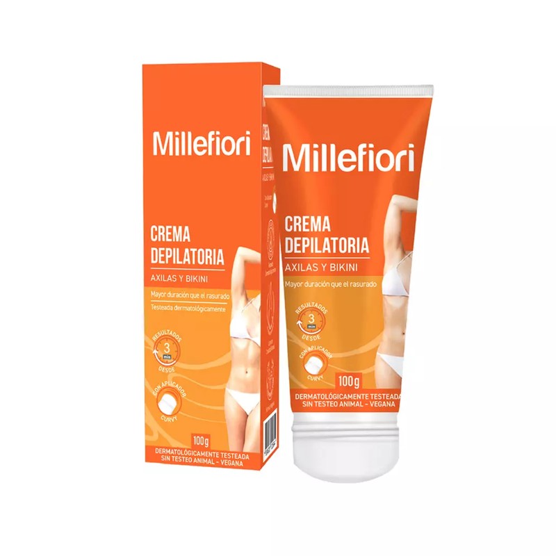Millefiori Crema Aplicador Curvy Axila Y Rebaje x 100 Gr