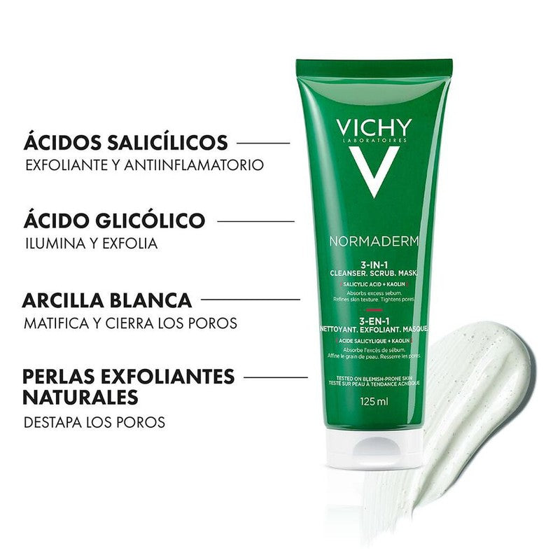 Normaderm Gel Exfoliante 3 En 1 P/Sen x 125 ml
