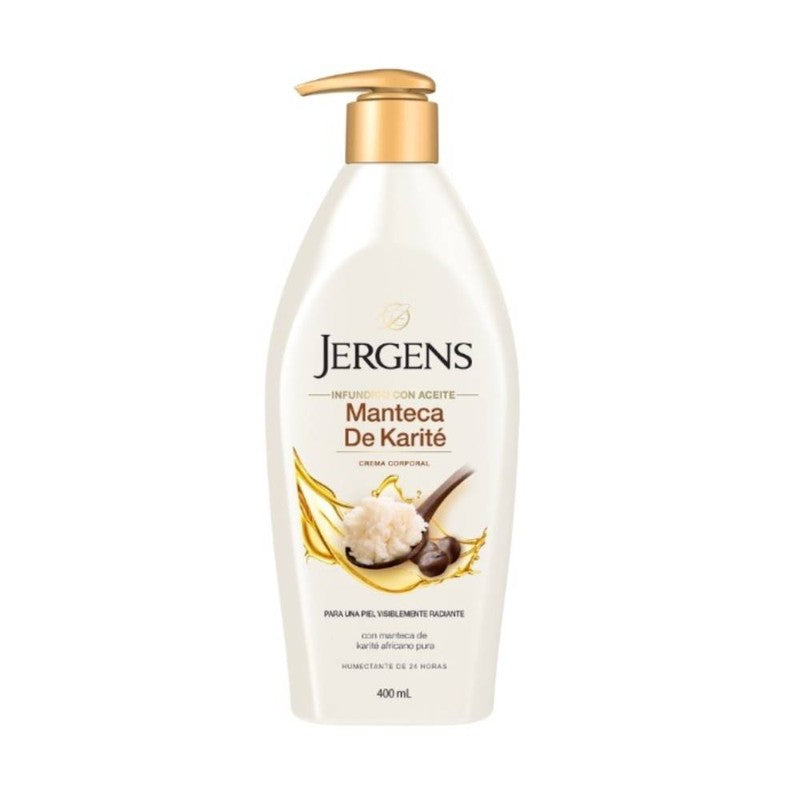 Jergens Crema Corporal Manteca De Karite x 400 ml