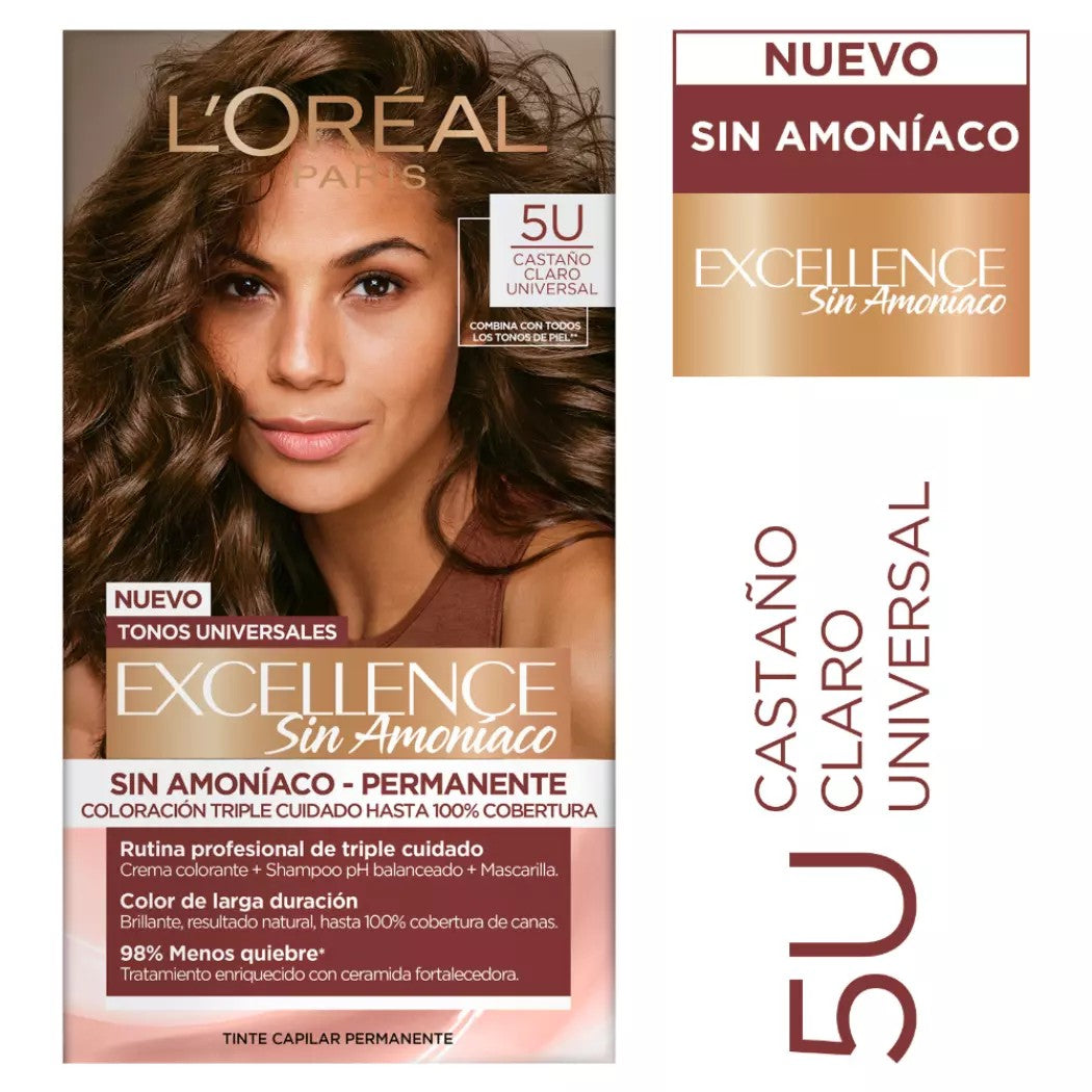 Excellence 5 Permanente Hombre Castano Natural N4