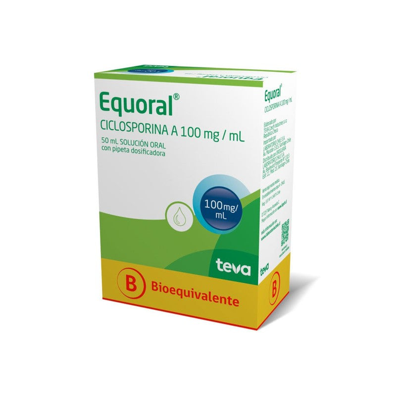 Equoral Solución 100mg/ml x 50 ml Chile (Ciclosporina)
