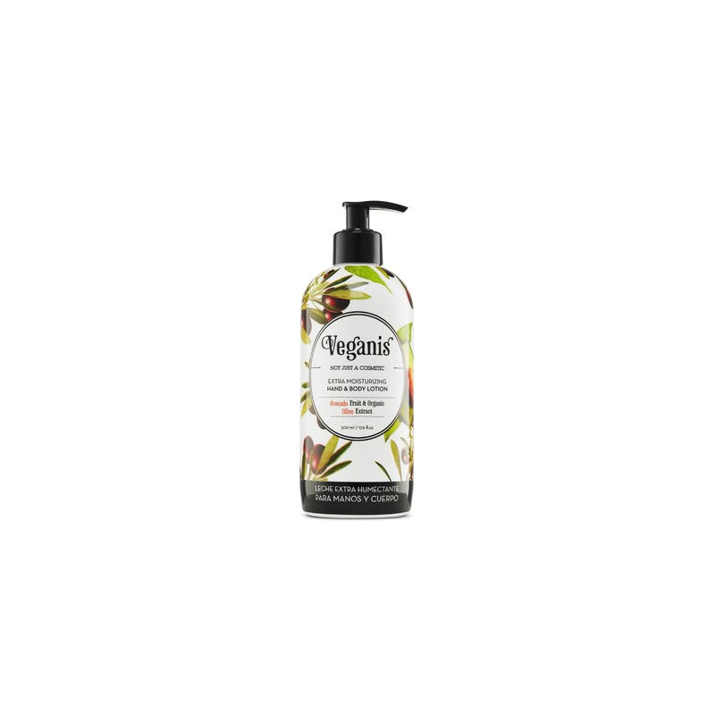 Veganis Leche Extra Humectante Para Manos Y Cuerpo Palta x 500 Gr