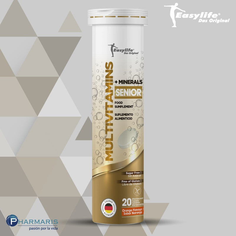 Multivitamins + Minerals Tabletas Efe x 20 Unidades (Calcio/Vitaminas/Minerales)