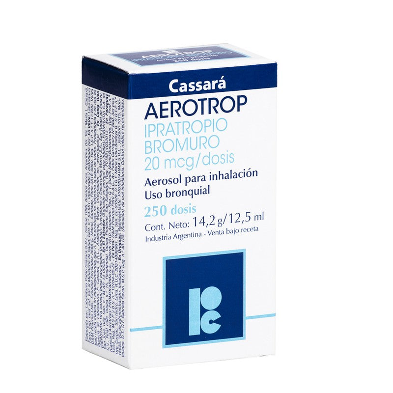 Eratrop Aerosol Para Inhalar 20 mcg/200 Dosis (Ipratropio)