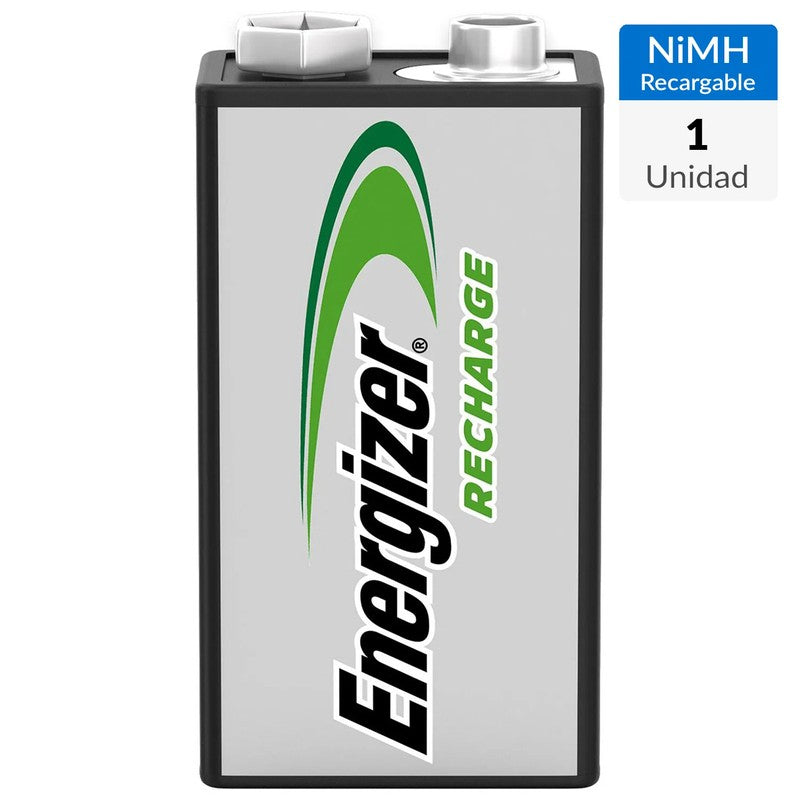 Energizer Pila Recargable 9V