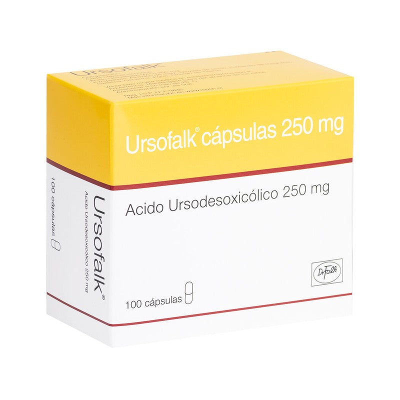 Ursofalk Cápsulas 250 mg x 100 (Acido Ursodesoxicolico)